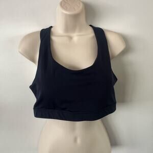 Navy Sports Bra L